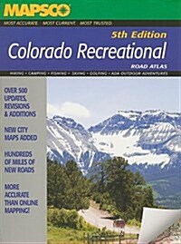 Mapsco Colorado Recrational Road Atlas (Hardcover, 5th, Spiral)