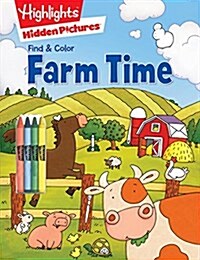 Farm Time [With Crayons] (Paperback)