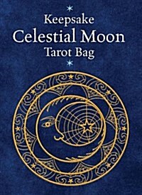 Celestial Moon Tarot Bag: Luxury Velvet Drawstring Tarot or Oracle Bag (Other)