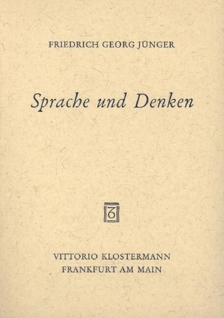 Sprache Und Denken (Paperback)