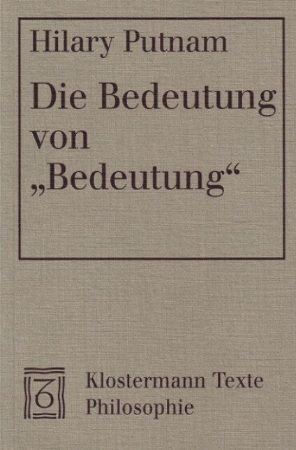 Die Bedeutung Von Bedeutung (Paperback, 3)