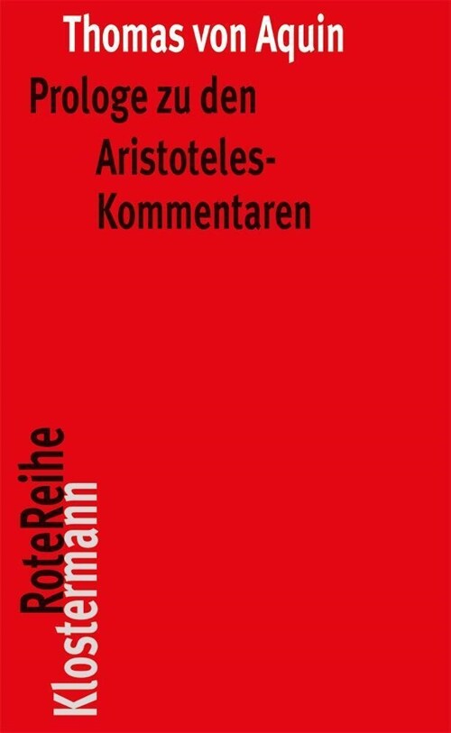 Prologe Zu Den Aristoteles-Kommentaren (Paperback, 2)