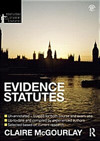 Evidence Statutes 2012-2013 (Hardcover, 4 ed)