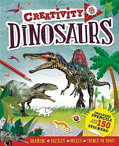 Creativity on the Go: Dinosaurs (Paperback)