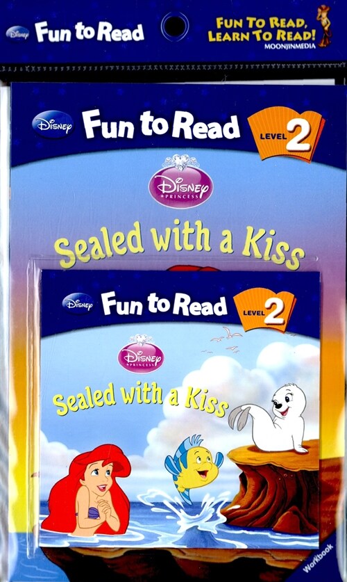 Disney Fun to Read Set 2-02 : Sealed with a Kiss (인어공주) (Paperback + Workbook + Audio CD)