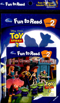 Disney Fun to Read Set 2-06 : The Great Toy Escape (토이스토리 3) (Paperback + Workbook + Audio CD)