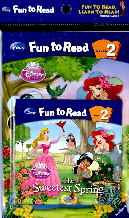 Disney Fun to Read Set 2-10 : The Sweetest Spring (디즈니 공주) (Paperback + Workbook + Audio CD)