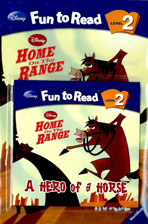 Disney Fun to Read Set 2-01: A Hero of a Horse (카우 삼총사) (Paperback + Workbook + Audio CD)