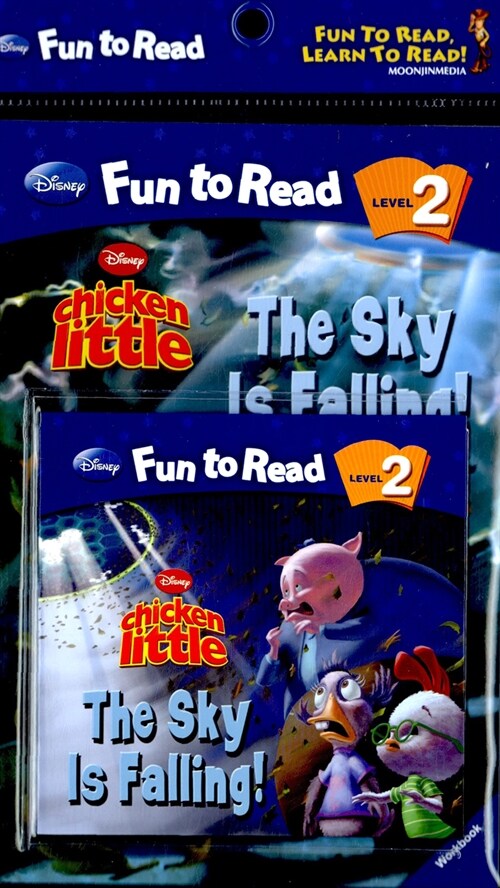 Disney Fun to Read Set 2-08 : The Sky Is Falling! (치킨 리틀) (Paperback + Workbook + Audio CD)