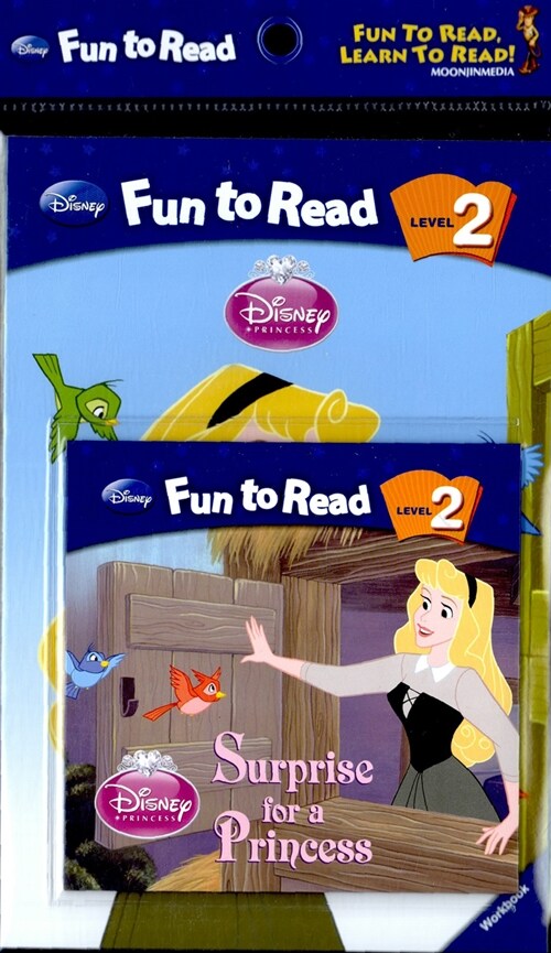 Disney Fun to Read Set 2-05 : Surprise for a Princess (잠자는 숲속의 공주) (Paperback + Workbook + Audio CD)