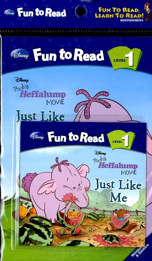 Disney Fun to Read Set 1-01 : Just Like Me (푸우) (Paperback + Workbook + Audio CD + Sticker)