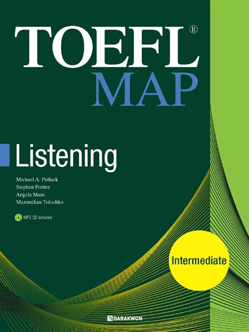 [중고] TOEFL MAP Listening Intermediate (본책 + Answer Book + MP3 CD 1장)