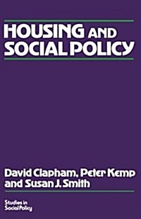 Housing and Social Policy (Paperback)