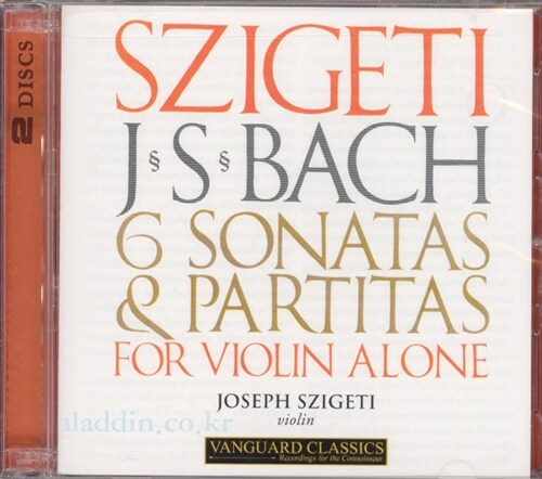 [중고] [수입] 바흐 : 무반주 바이올린 소나타와 파르티타 [2CD]