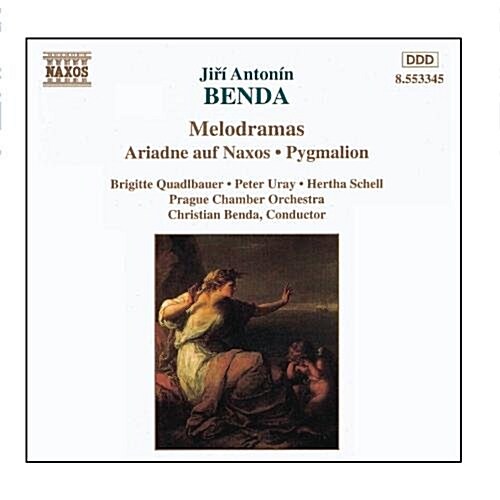 [수입] Benda : Arianna, Pygmalion (Melodramas)