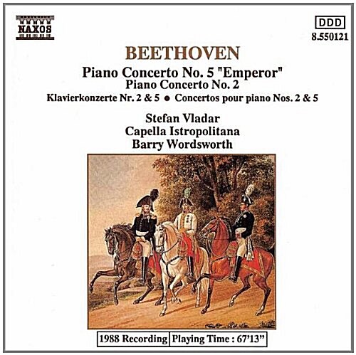 [수입] Beethoven : Piano Concertos No. 5 Emperor & No.2