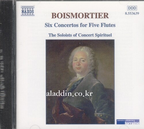 [수입] Boismortier : Six Concertos For Five Flutes, Op. 15