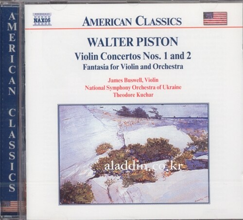 [중고] 피스톤 : 바이올린 협주곡 1, 2번 & 바이올린과 오케스트라를 위한 환상곡