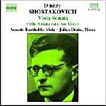 [수입] Shostakovich : Viola Sonata, Cello Sonata (Arr. Viola)