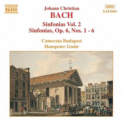 [수입] J.C. Bach : Sinfonias Vol. 2