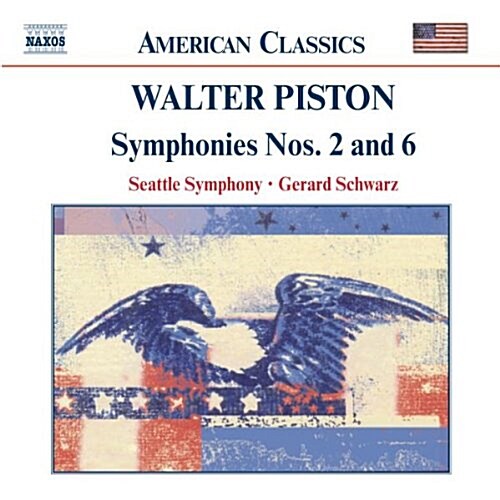 [중고] Piston : Symphonies Nos. 2 & 6