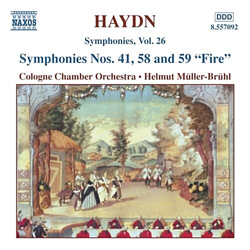 [수입] Haydn : Symphonies, Vol.26 (Nos. 41, 58 & 59)
