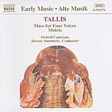 [수입] Tallis : Mass For Four Voices, Motets