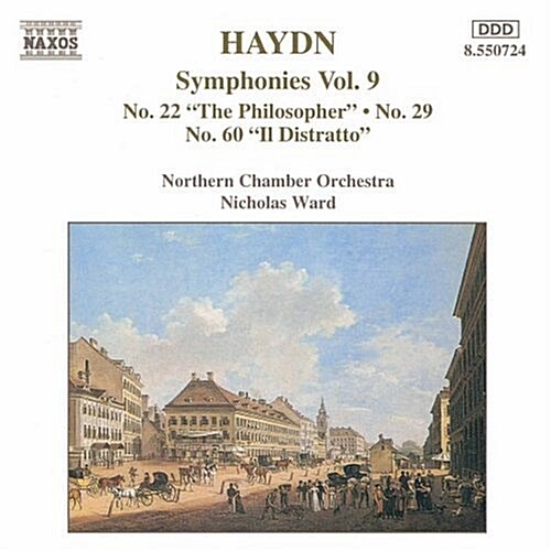 [수입] Haydn : Symphonies, Vol.9 (Nos. 22, 29 & 60)