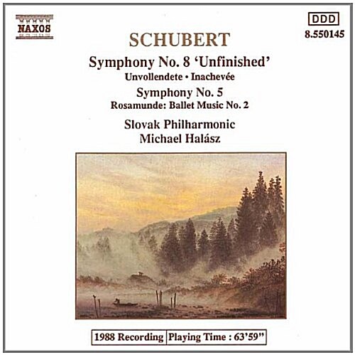 [수입] Schubert : Symphonies Nos. 5 & 8, Rosamunde