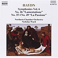 [수입] Haydn : Symphonies, Vol.6 (Nos.26, 35 & 49)