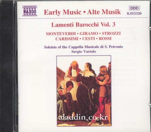 [중고] Lamenti Barocchi Vol. 3 - Carissimi, Cesti
