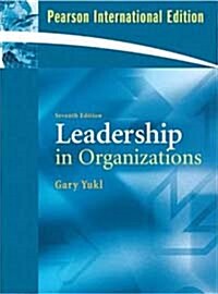 [중고] Leadership in Organizations (7th Edition, Paperback)