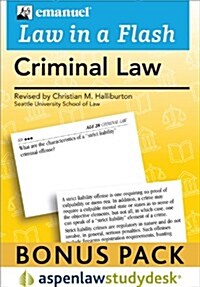 Criminal Law 2010 Studydesk Bonus Pack (Cards)