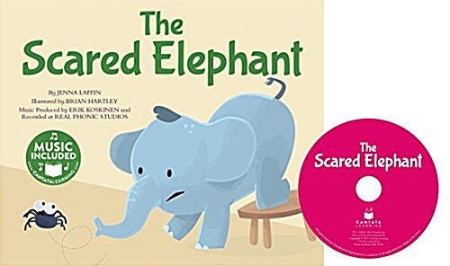 The Scared Elephant [With CD (Audio)] (Paperback)