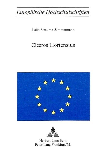 Ciceros Hortensius (Paperback)