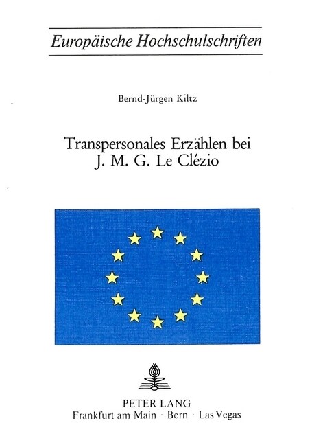 Transpersonales Erzaehlen Bei J.M.G. Le Clezio (Paperback)