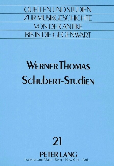 Schubert-Studien (Paperback)