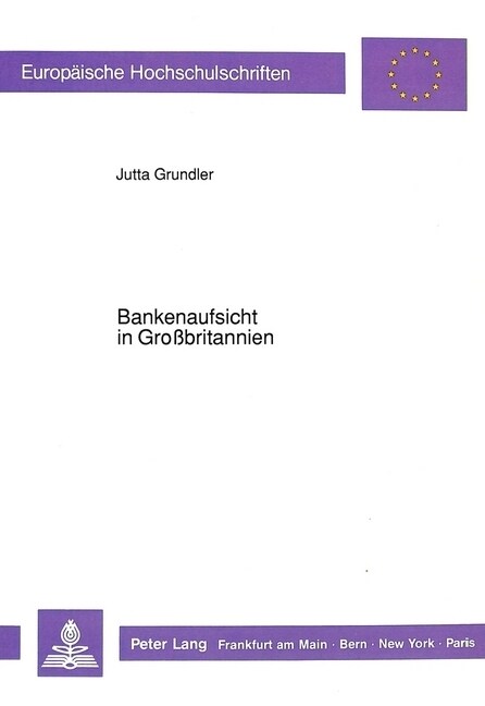 Bankenaufsicht in Gro?ritannien (Paperback)
