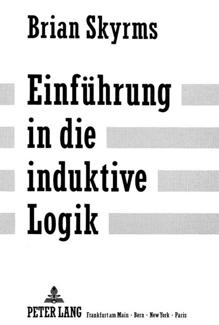 Einfuehrung in Die Induktive Logik (Paperback)