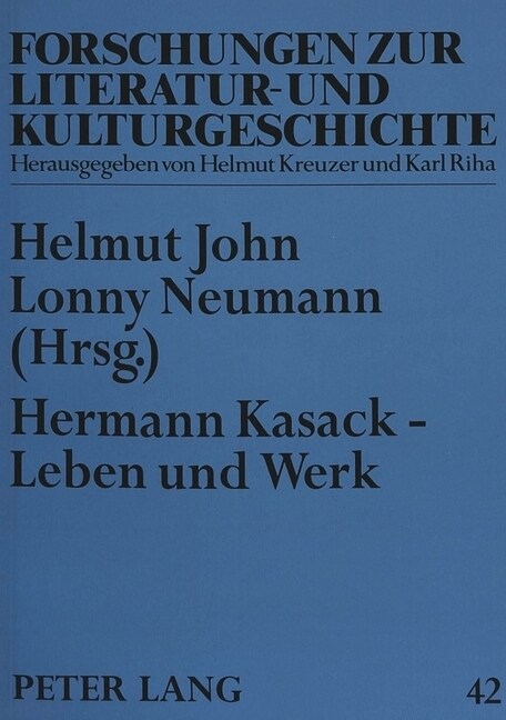 Hermann Kasack - Leben Und Werk: Symposium 1993 in Potsdam (Paperback)