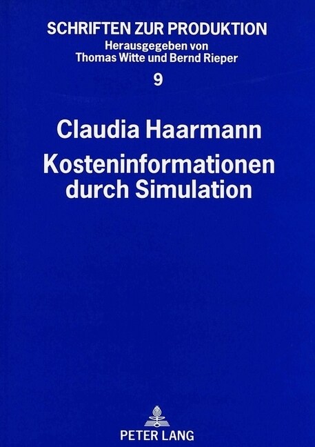 Kosteninformationen Durch Simulation (Paperback)