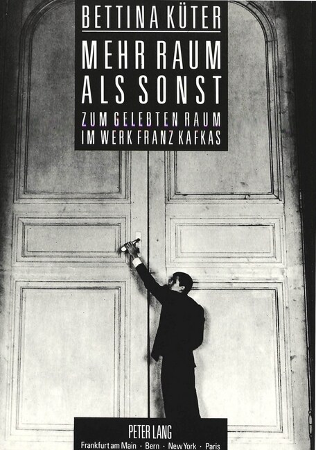Mehr Raum ALS Sonst: Zum Gelebten Raum Im Werk Franz Kafkas (Paperback)