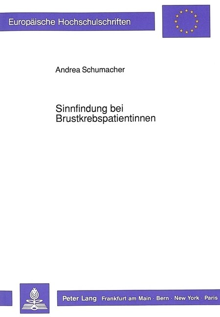 Sinnfindung Bei Brustkrebspatientinnen (Paperback)