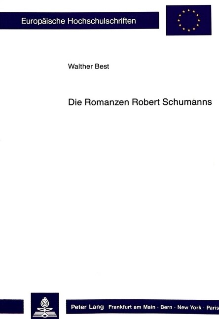 Die Romanzen Robert Schumanns (Paperback)