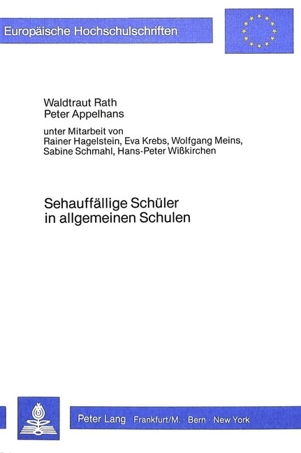 Sehauffaellige Schueler in Allgemeinen Schulen: Sehbeeintraechtigung ALS Variable Schulischen Lernens (Paperback)