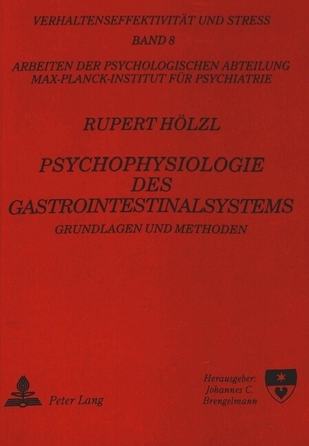 Psychophysiologie Des Gastrointestinalsystems: Grundlagen Und Methoden (Paperback)