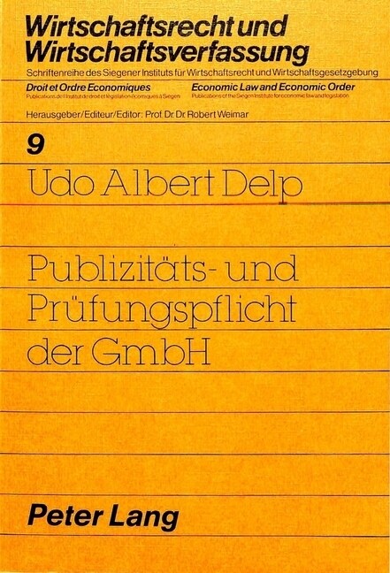 Publizitaets- Und Pruefungspflicht Der Gmbh (Paperback)