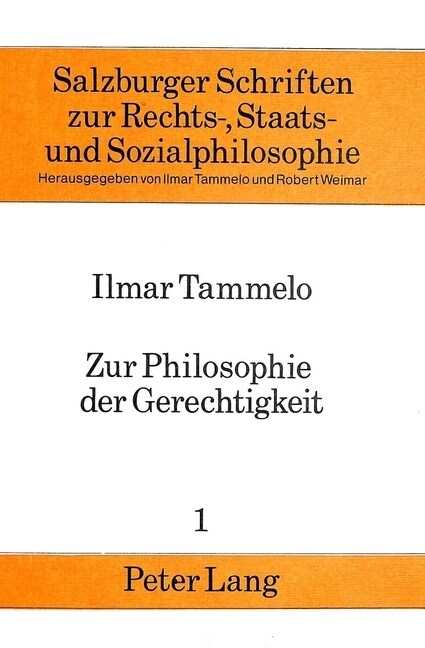 Zur Philosophie Der Gerechtigkeit (Paperback)