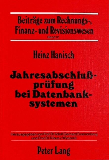 Jahresabschlusspruefung Bei Datenbanksystemen (Paperback)