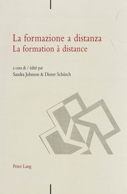 La Formazione a Distanza- La Formation ?Distance: La Formation ?Distance (Paperback)